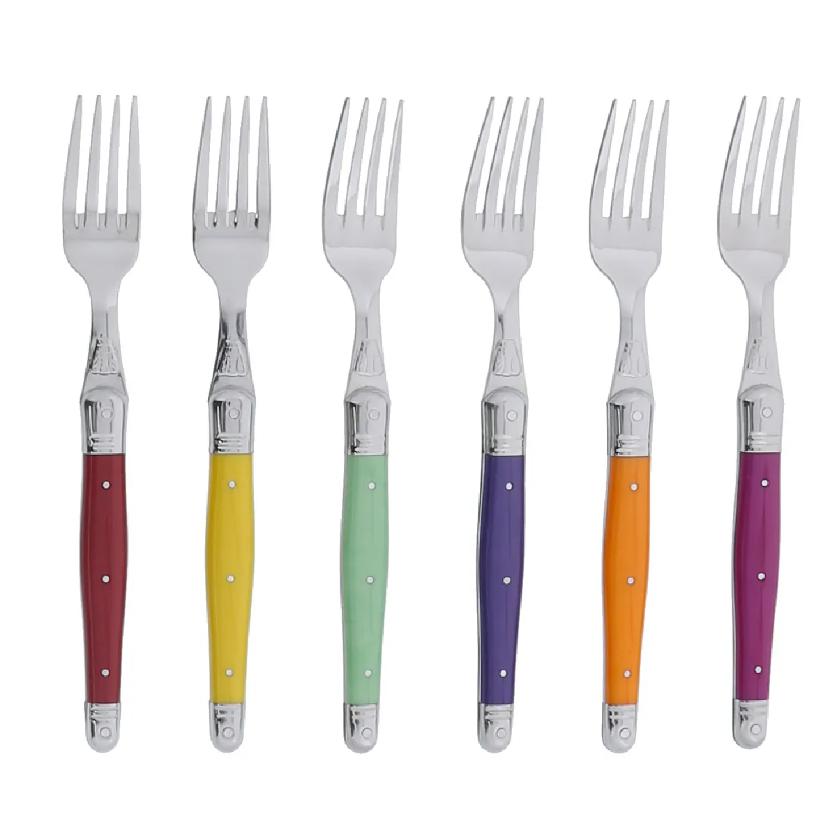 Jean dubost fourchettes Laguiole - Multicolore