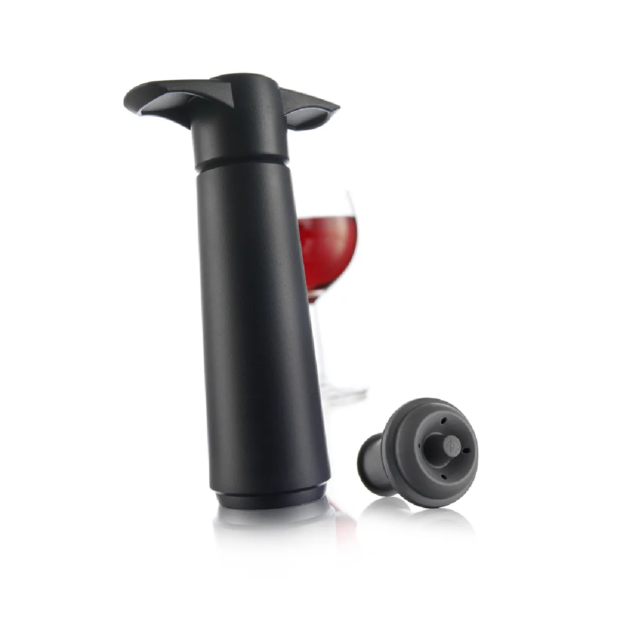 Vacu Vin Noir Vacuvin Pompe À Vide Et Bouchon