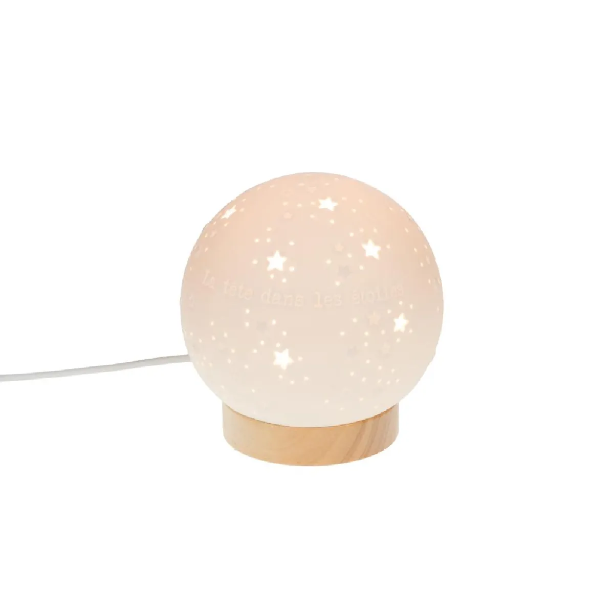 Amadeus Lampe de chevet mouton - Blanc