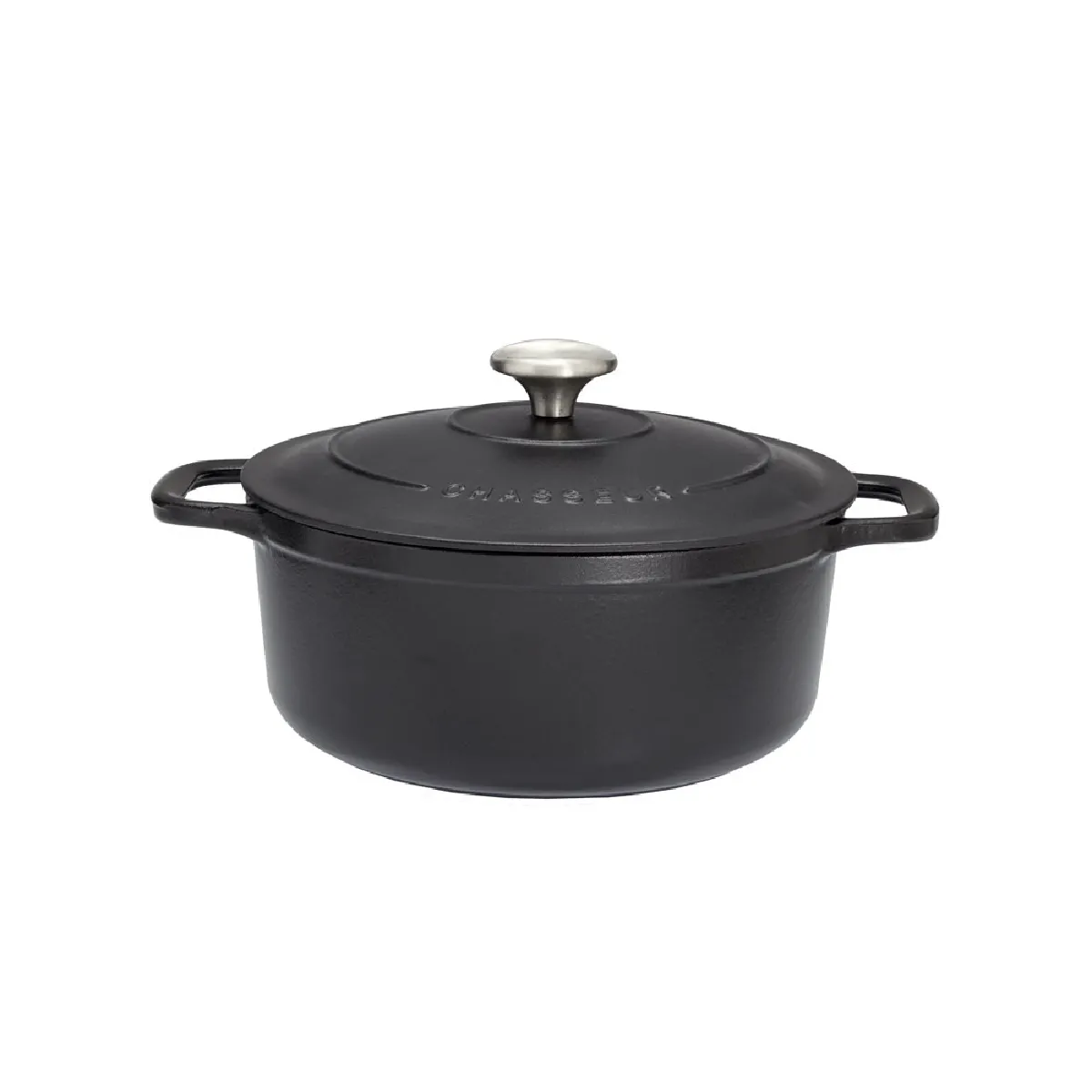 Invicta Cocotte Ronde 16 Cm Chasseur Noir Interieur Noir