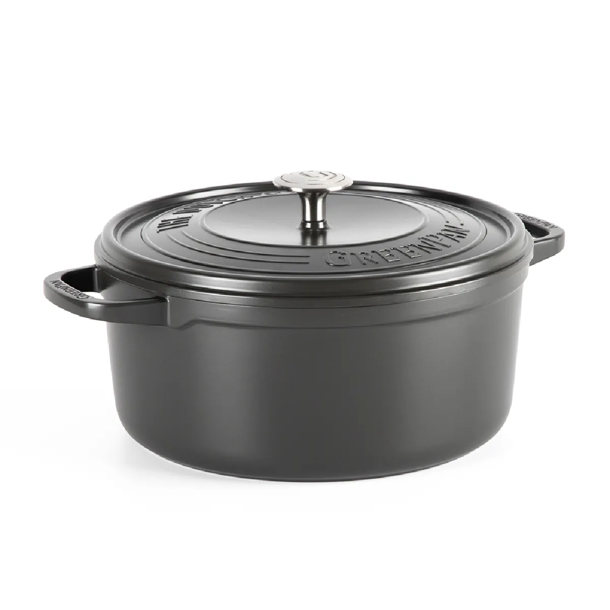 Cocotte Cleste 26 cm noir - Greenpan - Noir - Fonte Aluminium