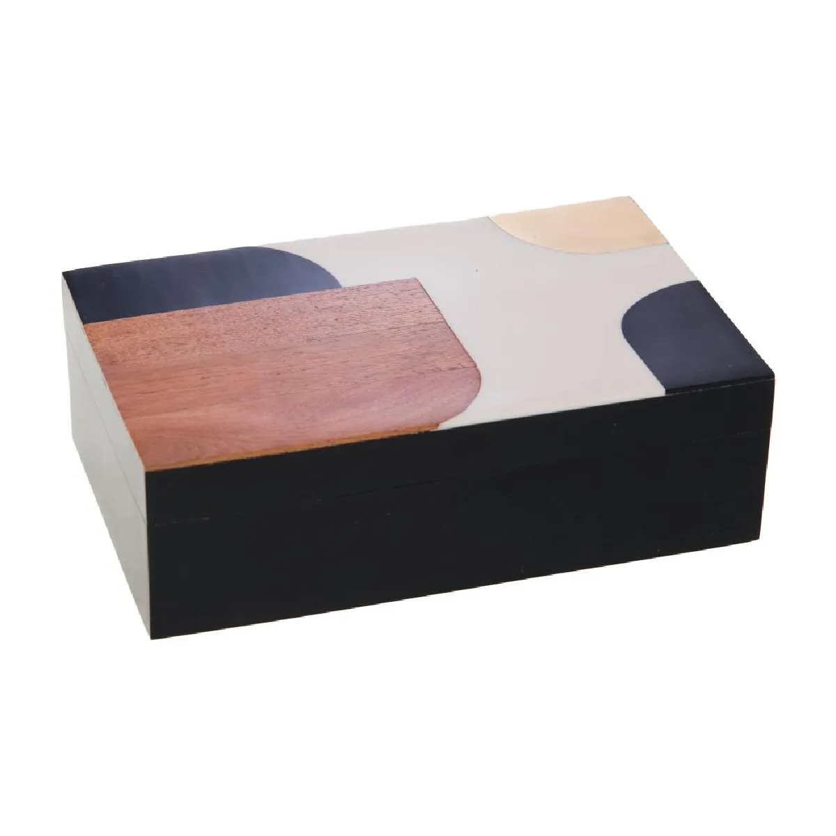 Boîte décorative Clair Obscur en résine 13.00x20.00 cm - Image 2