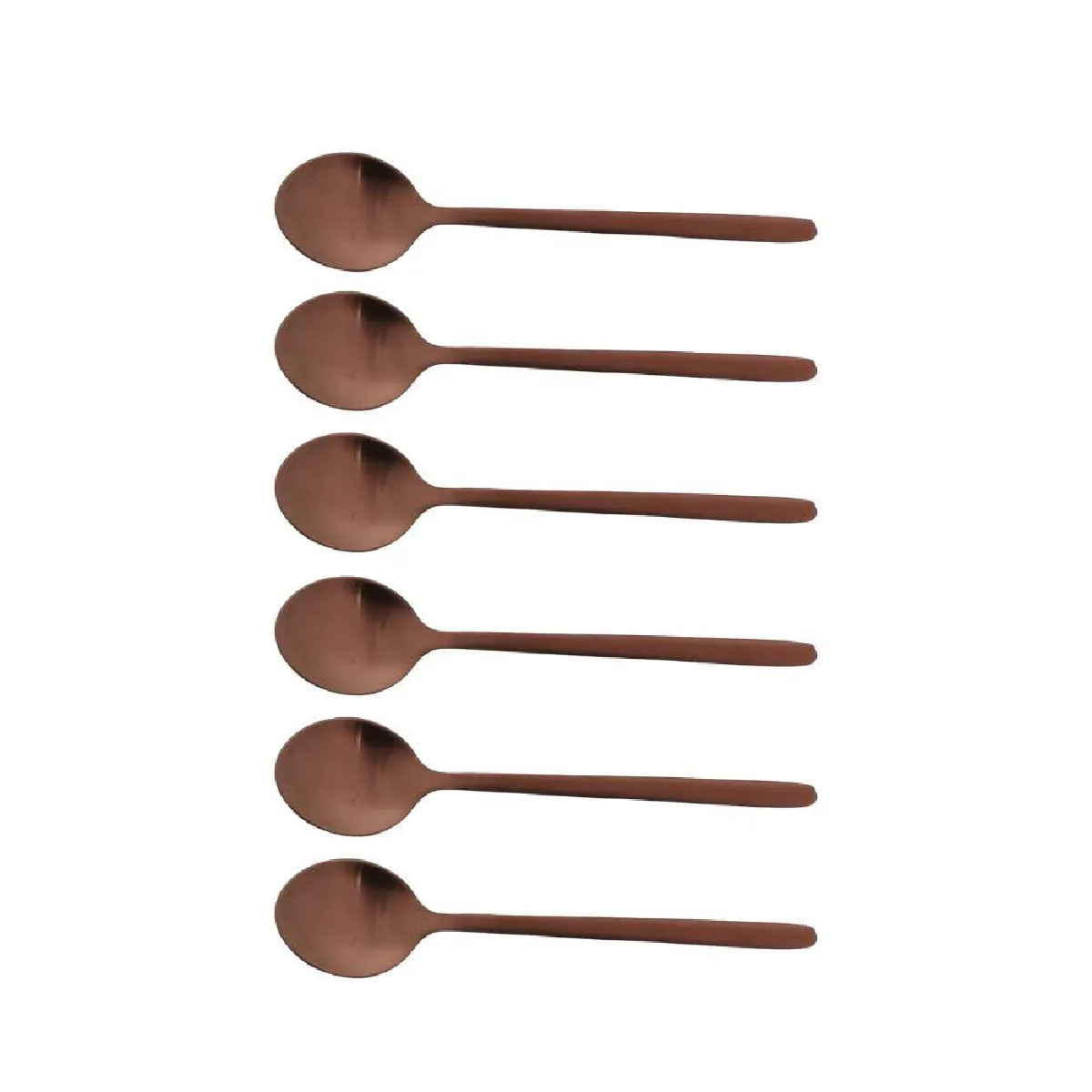 Pradel Jean Dubost Bronze Cuillère À Café Anuradha Cuivre (Lot De 6) - Jean Dubost - Cuivre / - Acier Inoxydable (Inox) - Image 3