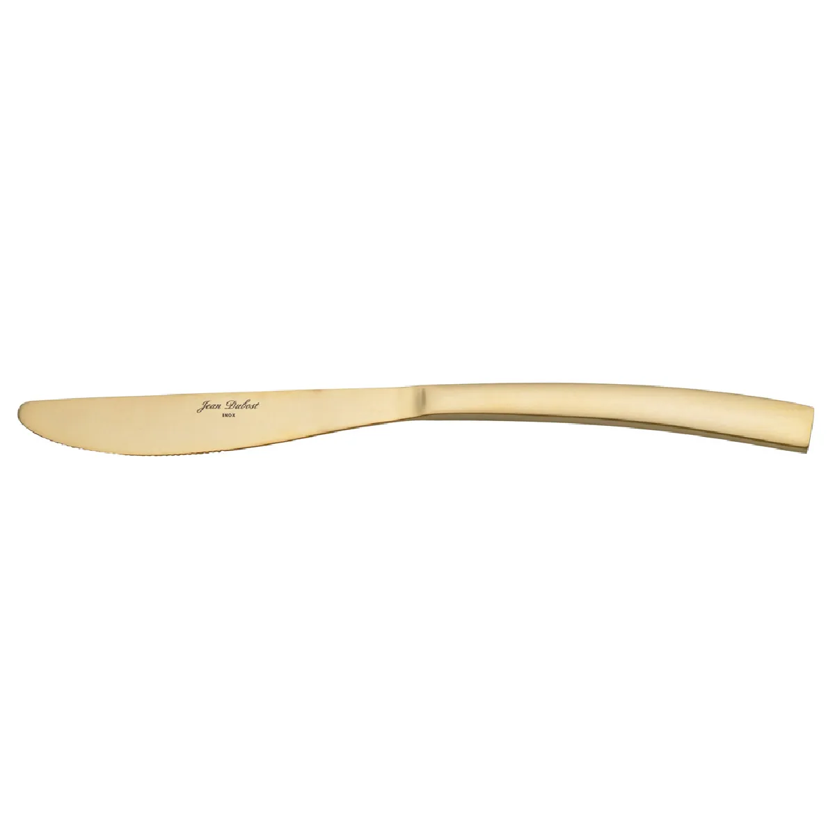 Pradel Jean Dubost Couteau De Table Monobloc Jet Doré (Lot De 6) - Jean Dubost - Or - Inox - Image 2
