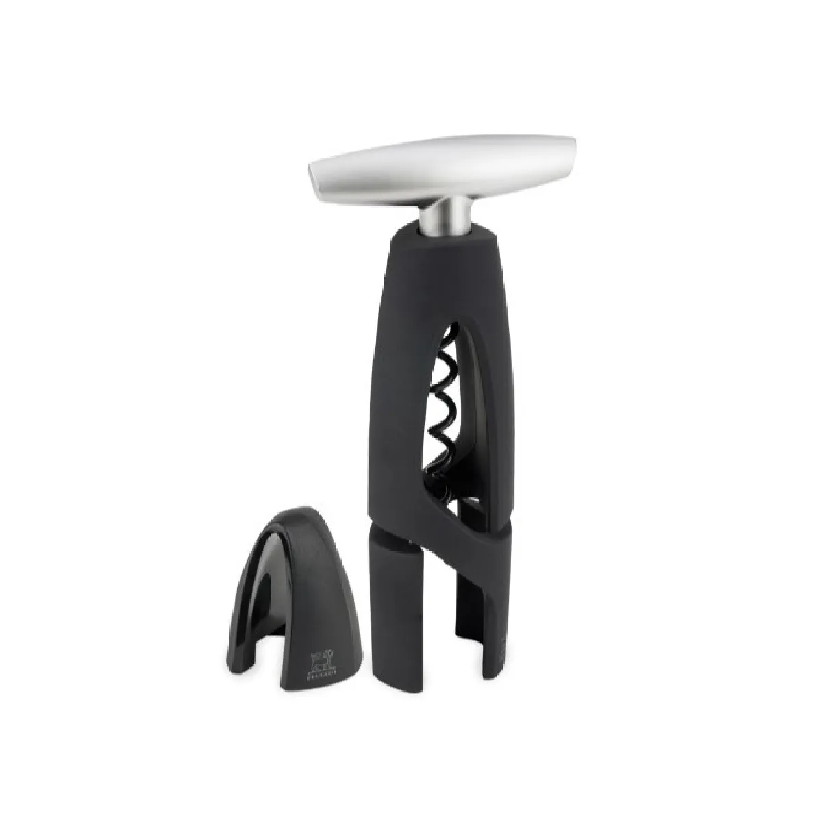 Peugeot Noir - Tire-Bouchon À Vis Sans Fin Couleur Avec Coupe-Capsule 17 Cm - Image 3