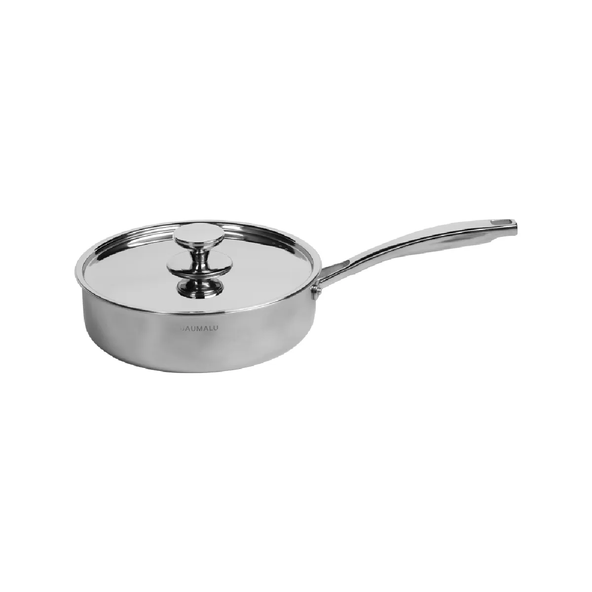 Non Communiqué Argent Sauteuse Avec Couvercle Tripli Pro 24 Cm - Baumalu - Inox - Image 3