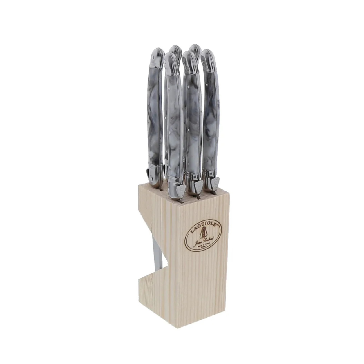 Jean dubost Coffret 6 couteaux de table - Blanc