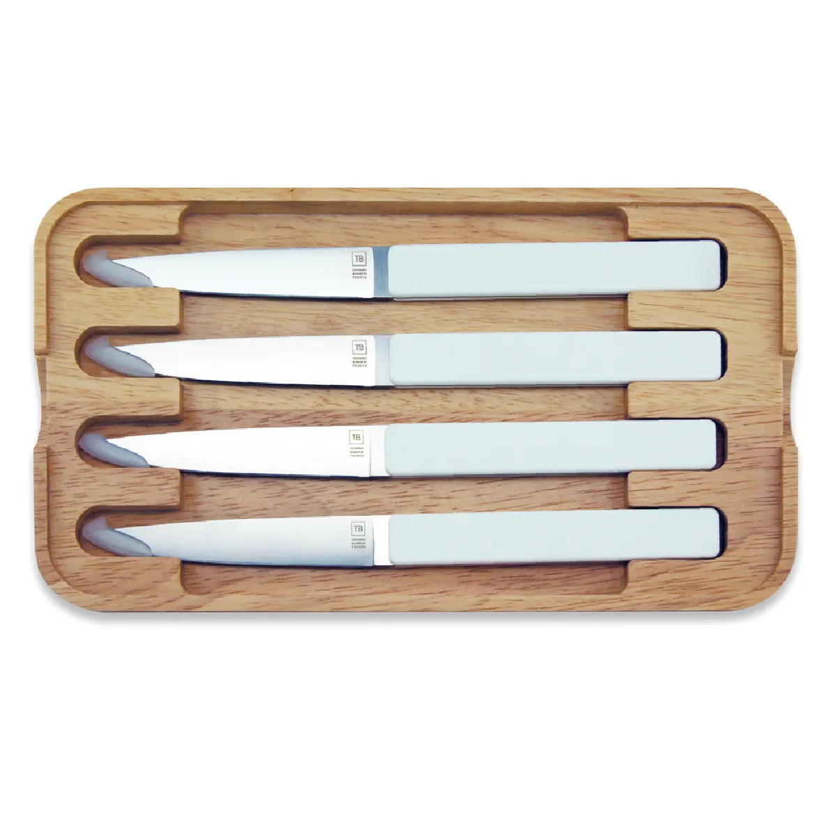 Tarrerias bonjean coffret couteaux à steak - Blanc