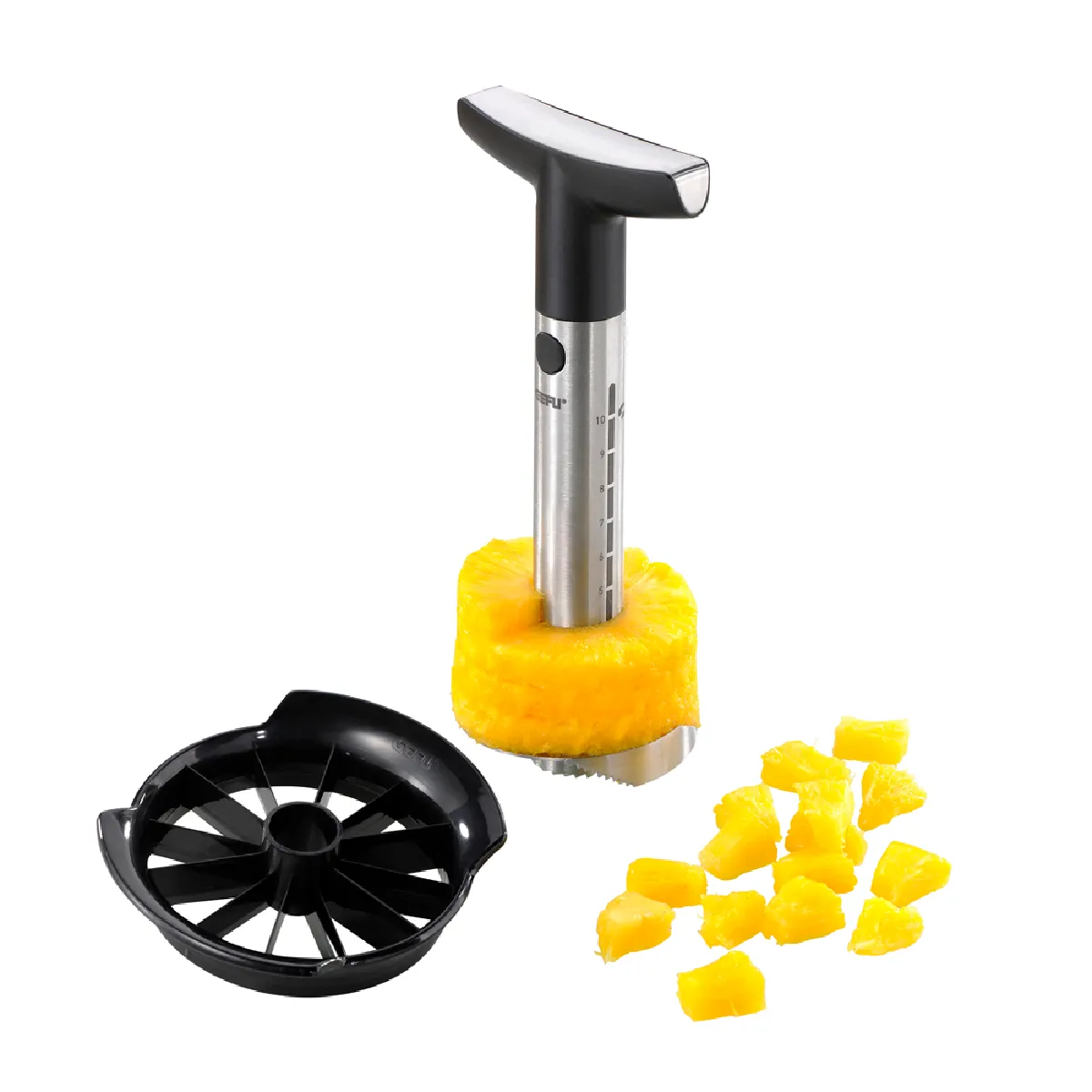 Non Communiqué Argent Coupe Ananas Professional - Gefu - Noir - Acier Inoxydable (Inox) - Image 3