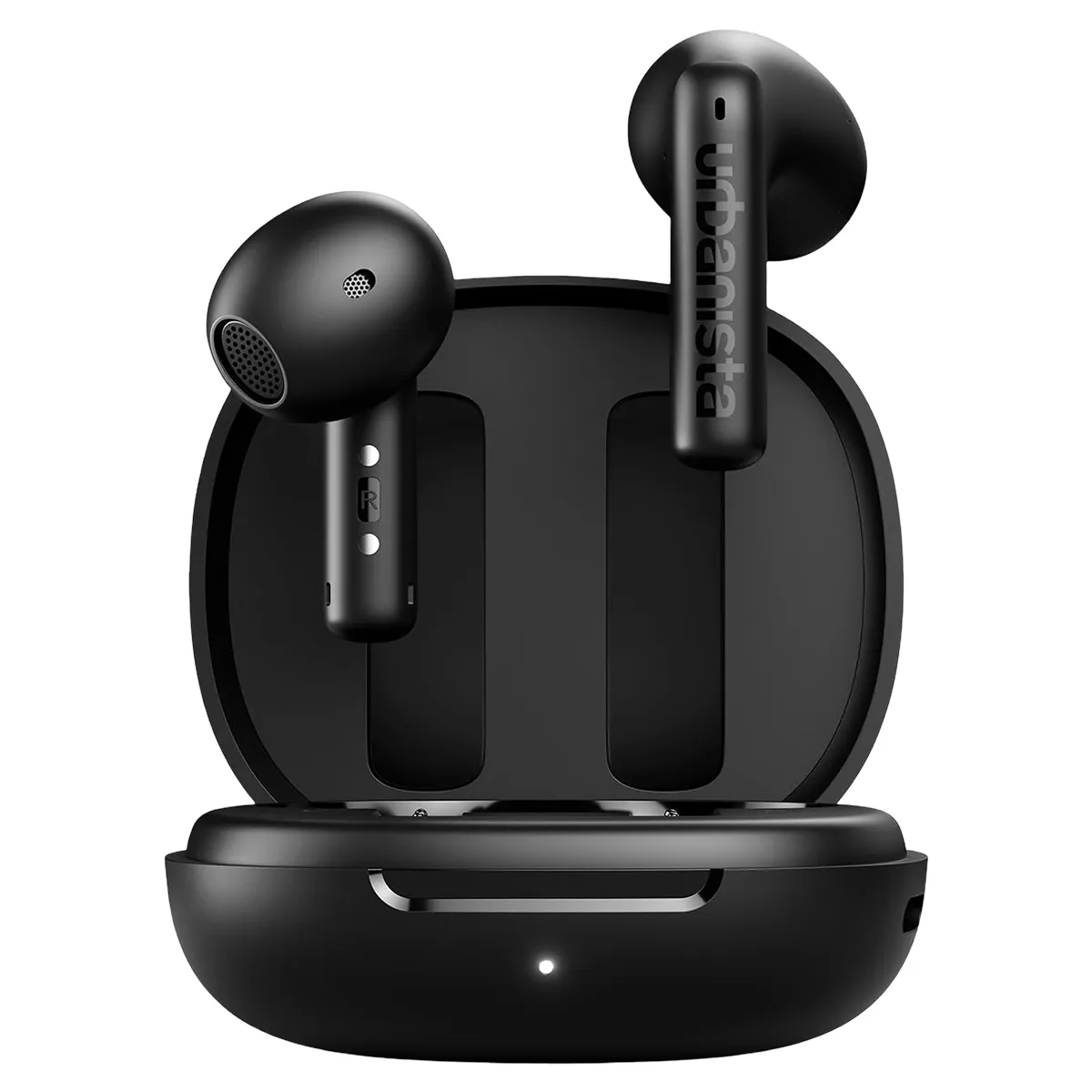 URBANISTA  &Eacute;couteurs Sans Fil Open Fit ANC Bluetooth 6.0 Mod&egrave;le Santa Monica Noir