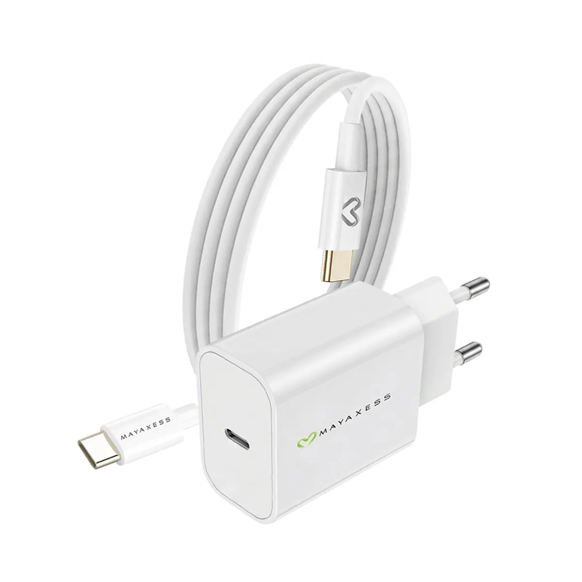 Mayaxess Blanc Chargeur Secteur Pour Xiaomi 15 Ultra 20W + Câble Usb-C 1M