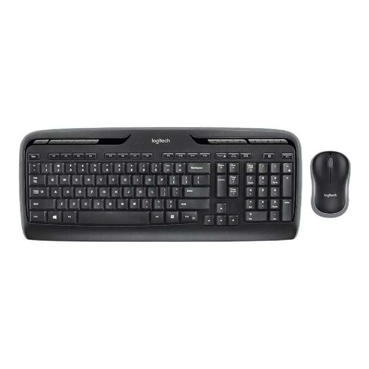 Ensemble Clavier et Souris Logitech MK330 – Sans Fil, QWERTZ, Noir - vue 2