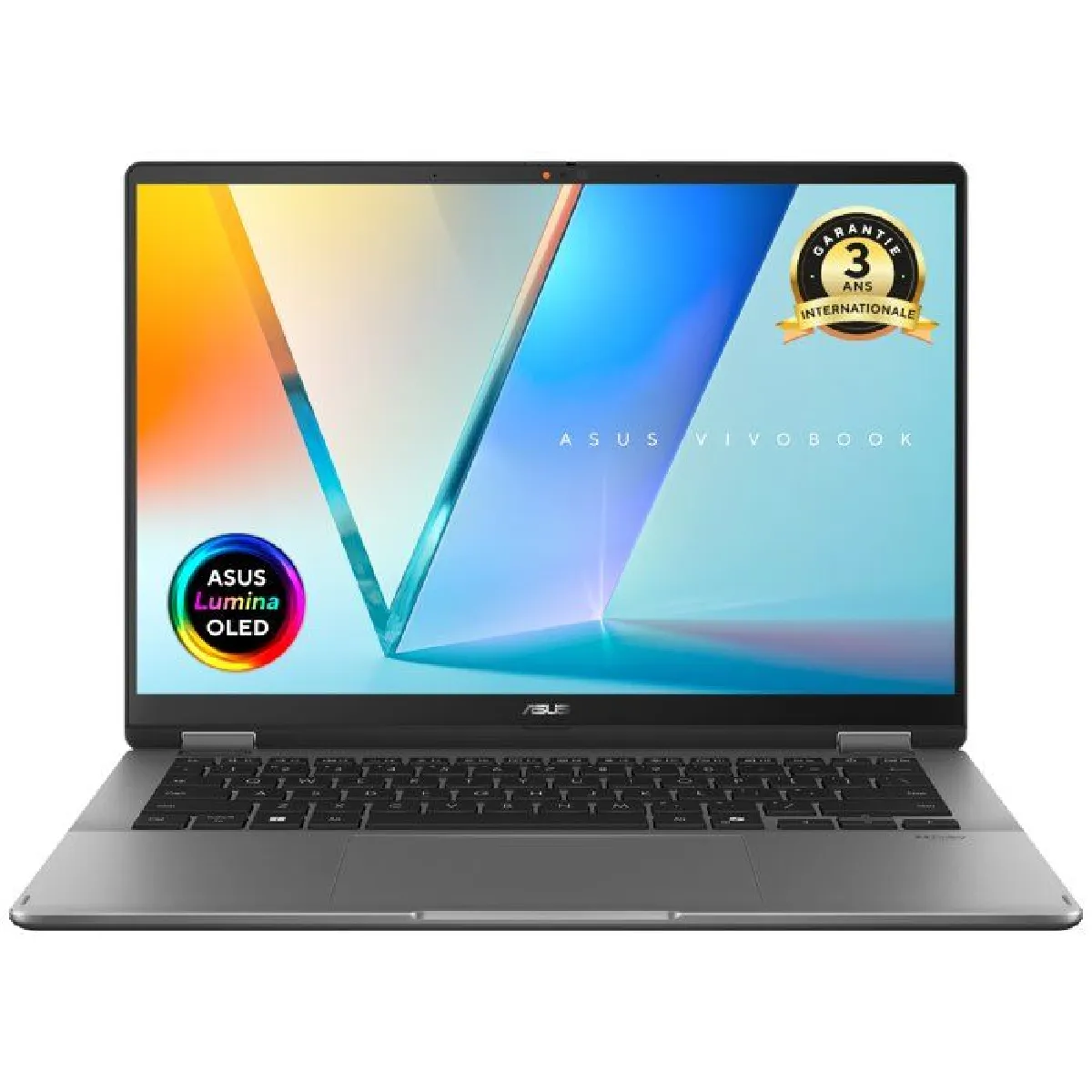 PC Portable ASUS VivoBook 14 Flip OLED TP3407 : Win 11 14.0 WUXGA Tactile Intel Core Ultra 7 RAM SSD - vue 6