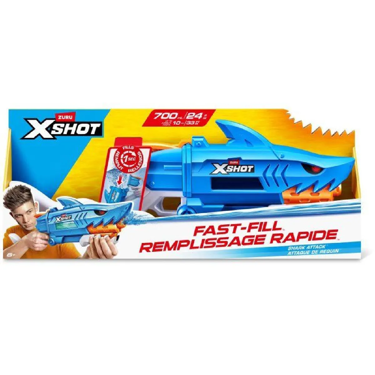 Zuru Pistolet À Eau Requin