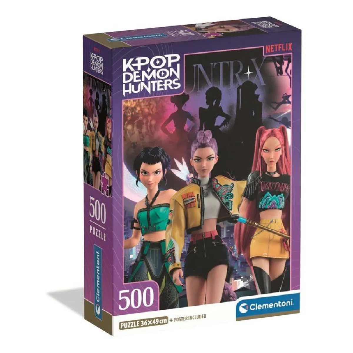 Clementoni puzzle Demon Hunters - 500 pièces