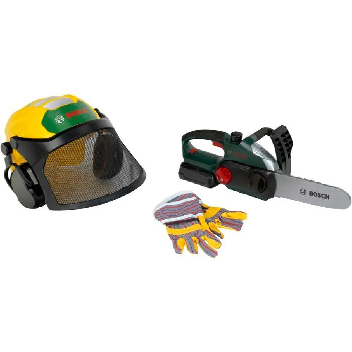 Klein - Set Bûcheron Bosch - Tronçonneuse Électronique avec Casque et Gants - Image 2
