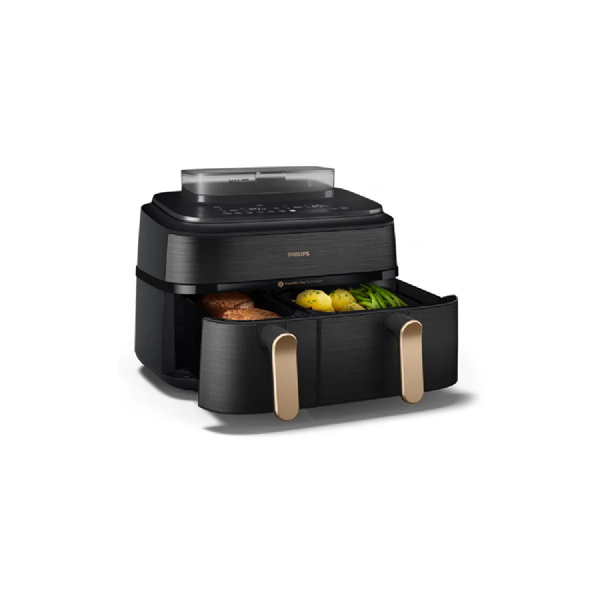 Friteuse sans huile Philips NA55200 5000 Series double bac 9