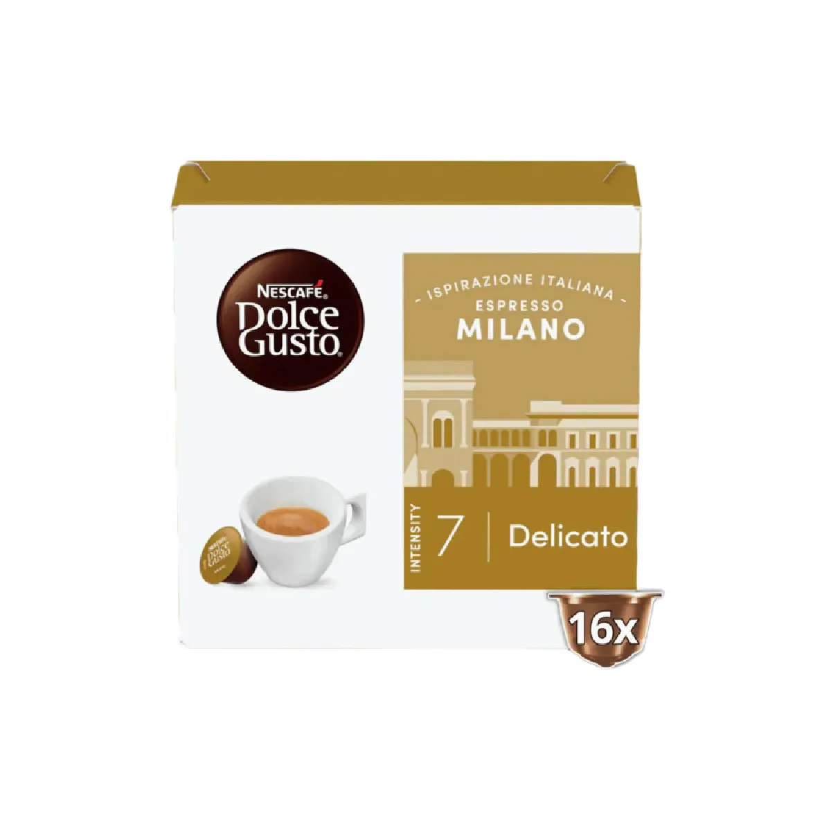 Nescafé® Dolce Gusto® Noir Capsules De Café Espresso Milano, 16 Pcs. - Image 2