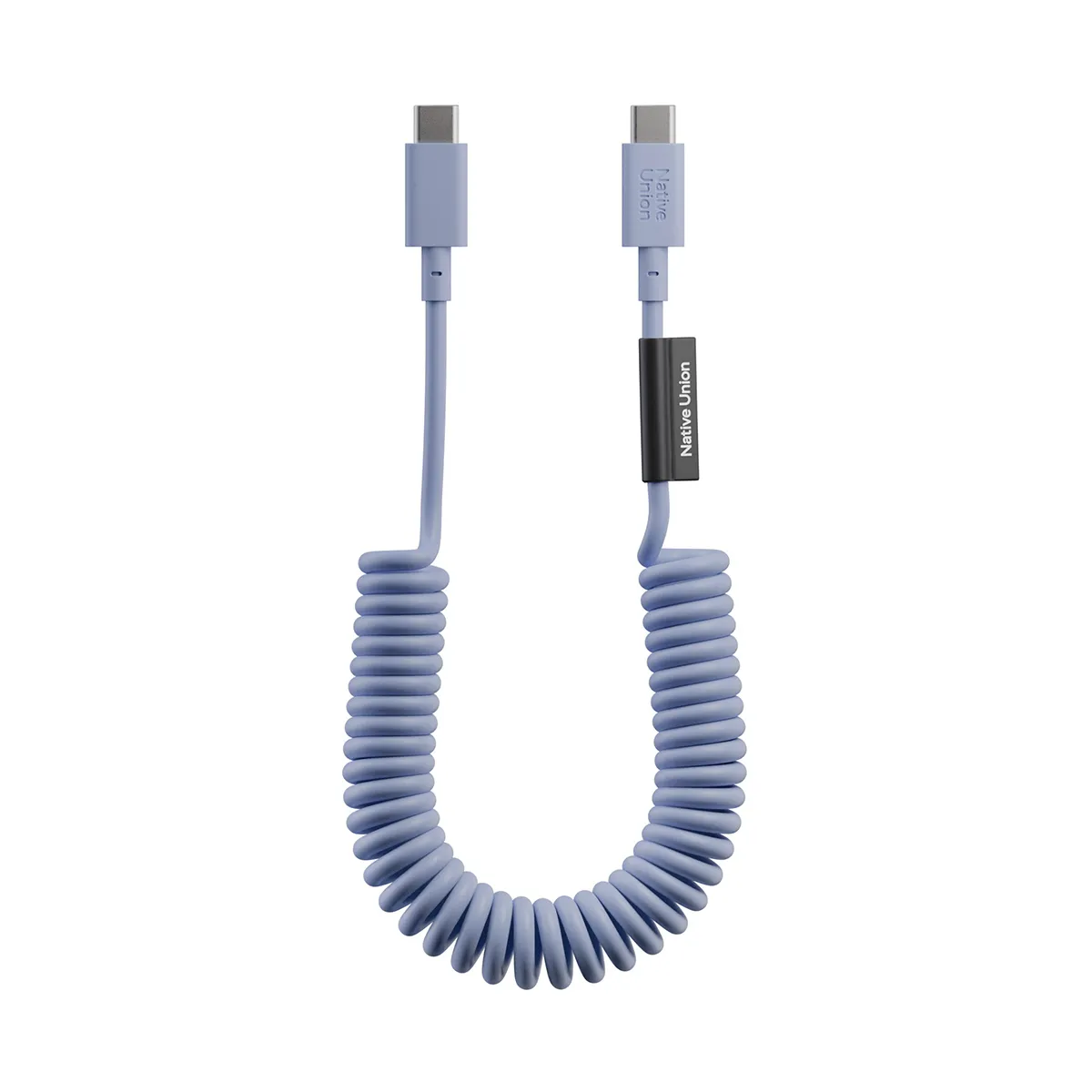 Native Union Bleu Câble Usb-C Vers Usb-C 60W Spiralé 1.2M Série Pop Charge Rapide - Image 3