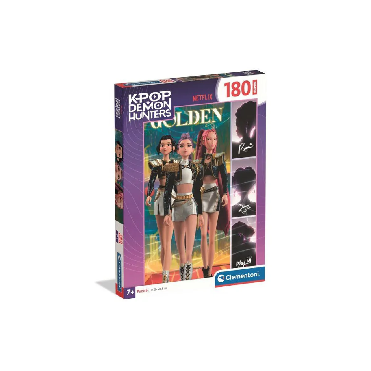 Clementoni K Pop Demon Hunters Puzzle 180 pièces