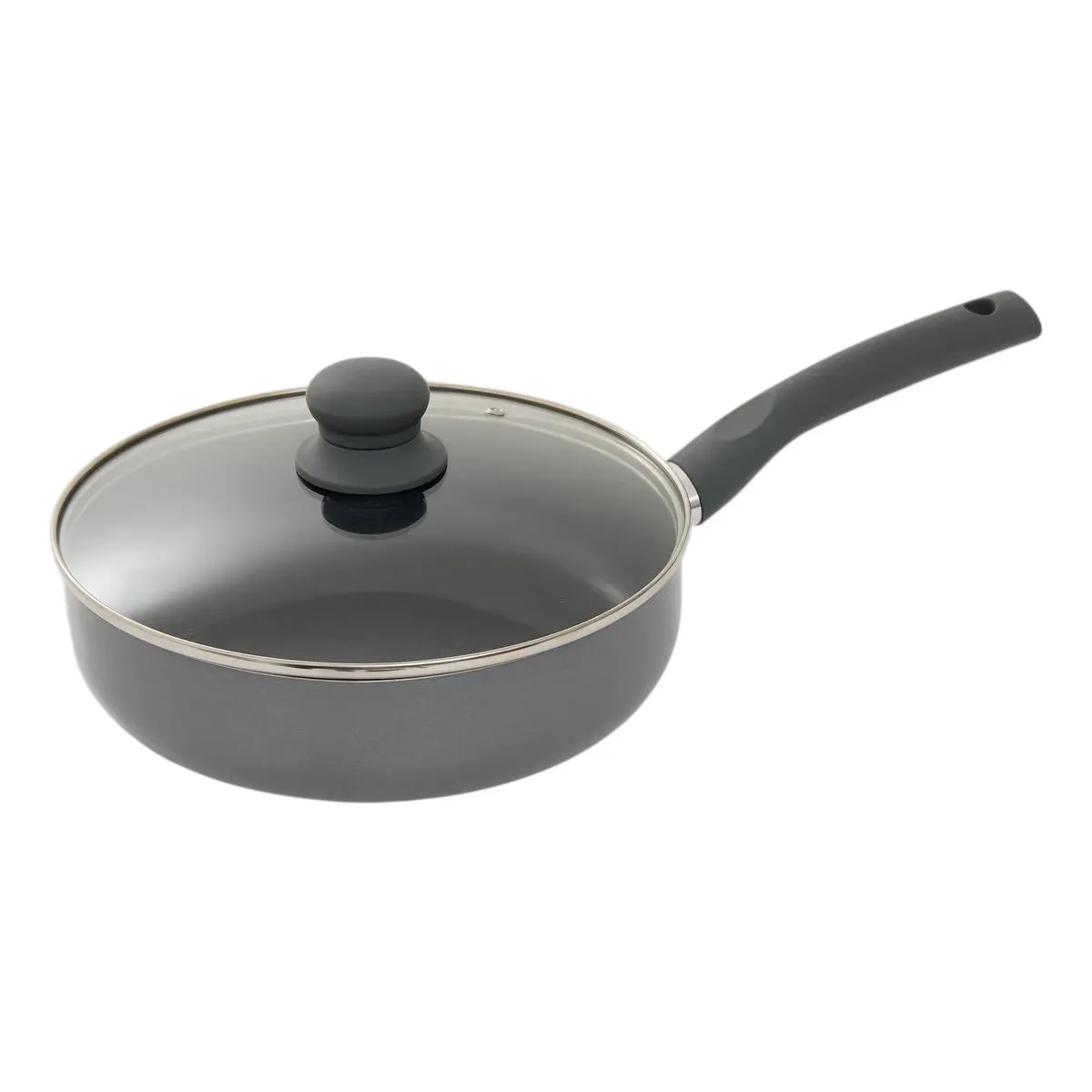 FIVE SIMPLY SMART Sauteuse &agrave; Induction Antiadh&eacute;sive N&eacute;o 2 24cm Gris