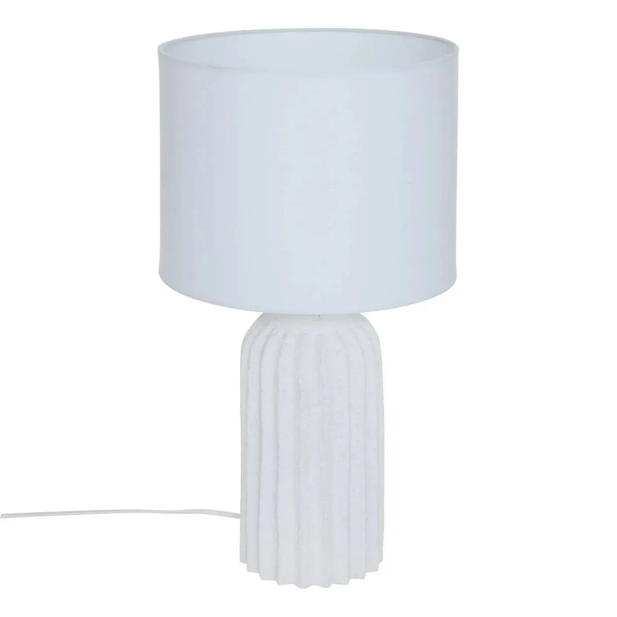 Lampe à Poser en Béton Fernan 50cm Blanc