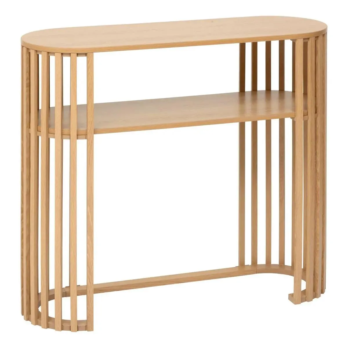 Five Simply Smart Beige Console Design Slat 100Cm