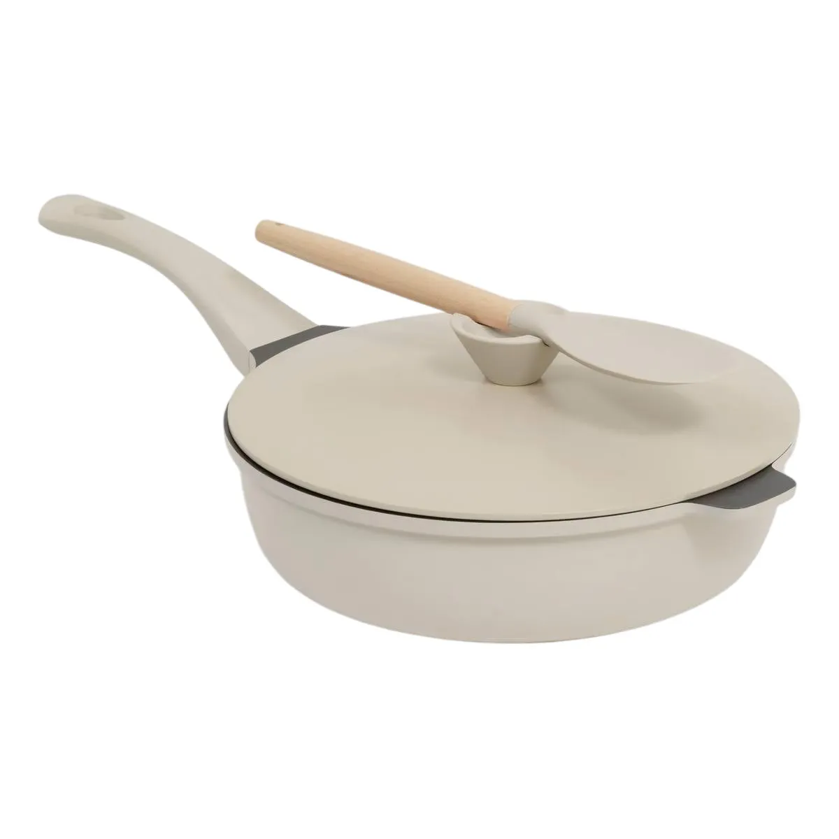 FIVE SIMPLY SMART Sauteuse Avec Panier Vapeur Kirk 28cm Taupe