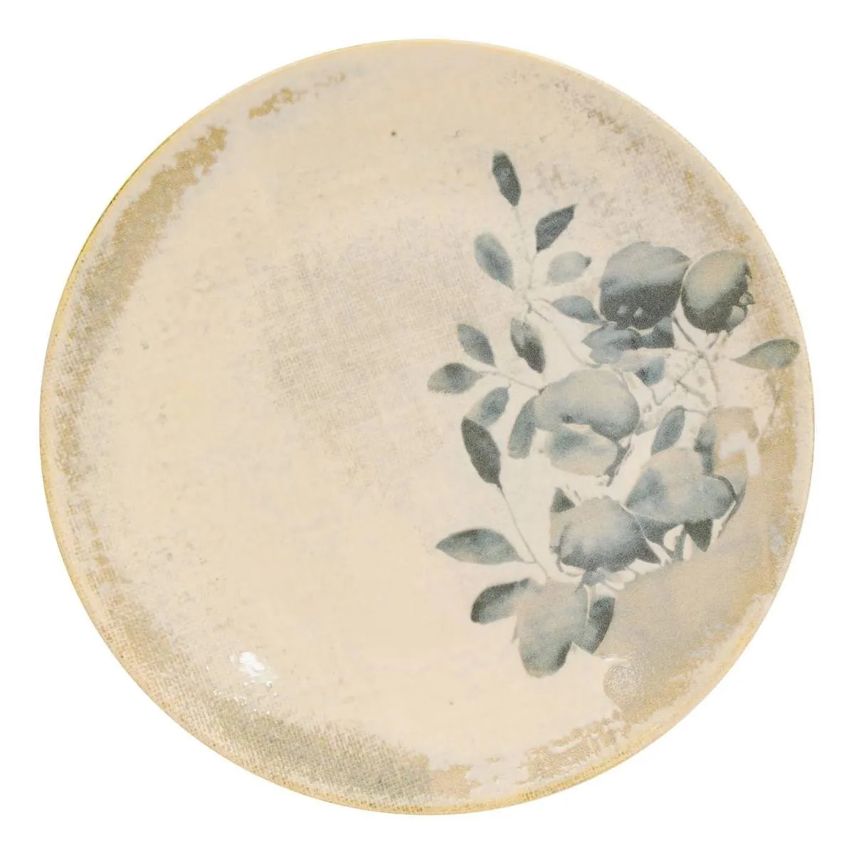 Lot de 6 Assiettes Plates Silvia 25cm Gris