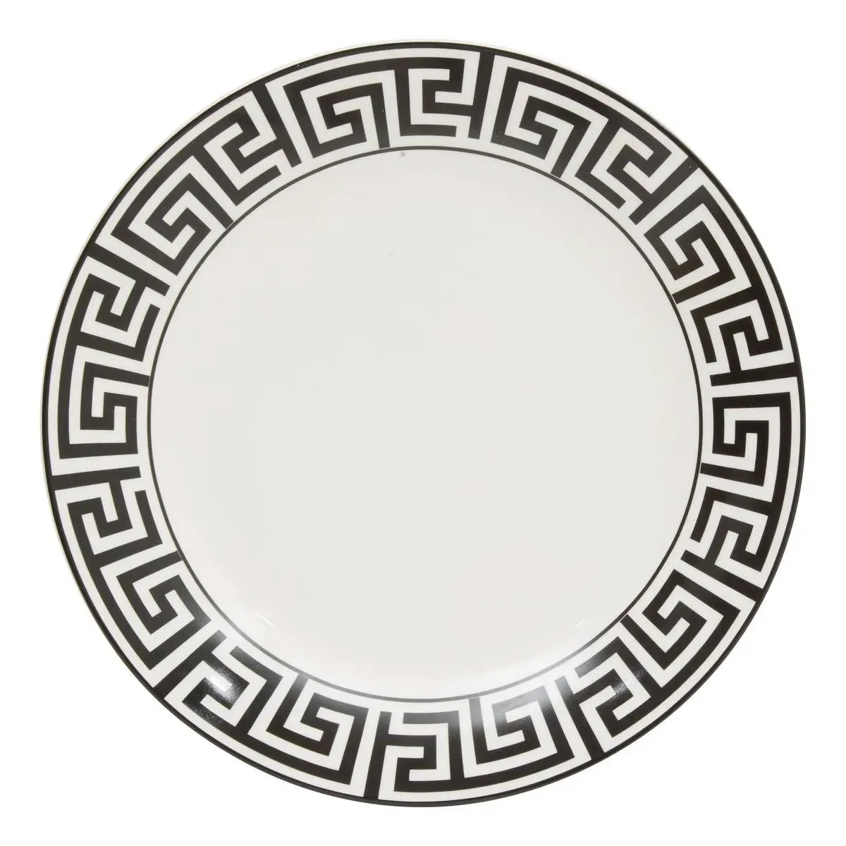 Lot de 6 Assiettes Plates The Palm Resort 26cm Noir