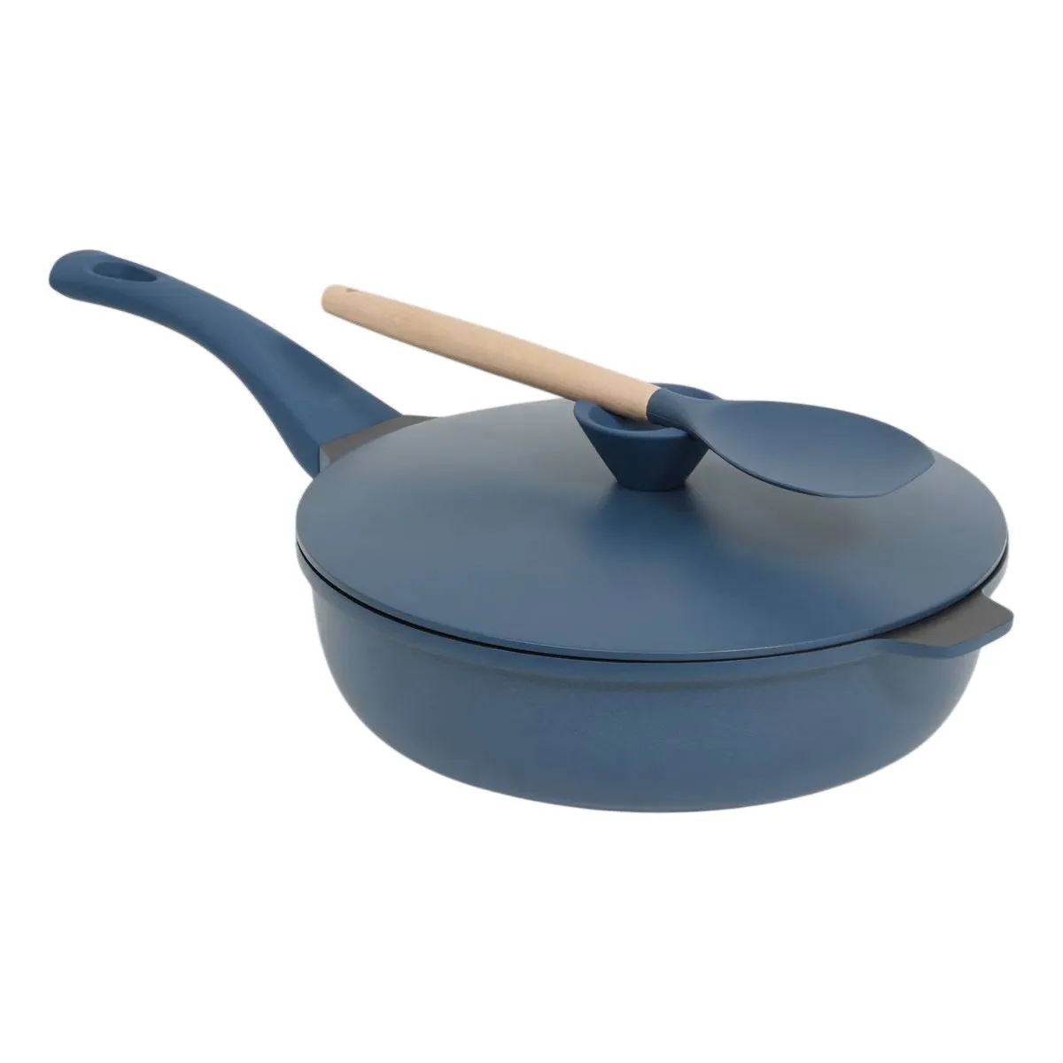 FIVE SIMPLY SMART Sauteuse Avec Panier Vapeur Kirk 28cm Bleu