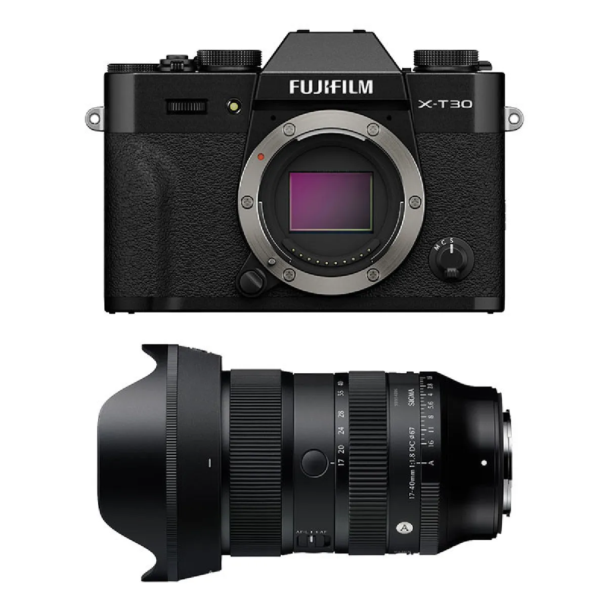 FUJIFILM X T30 III + Objectif SIGMA 17 40 f1.8 DC ART Garanti - vue 2
