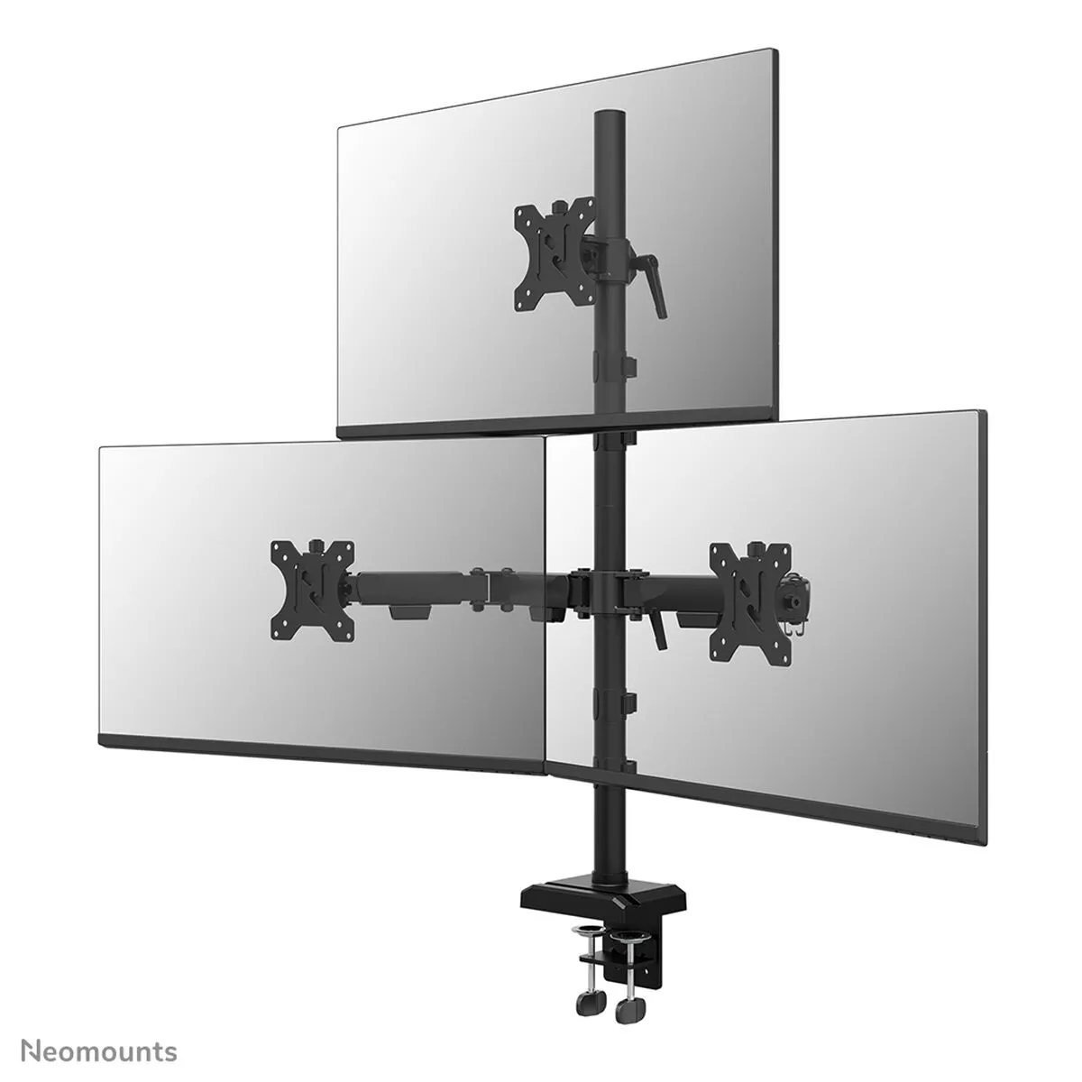 Neomounts Support De Bureau Triple Écran - 32 Pouces
