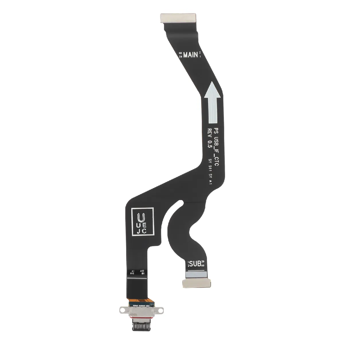 Samsung Nappe Connecteur de Charge pour Galaxy S25 Edge Service Pack