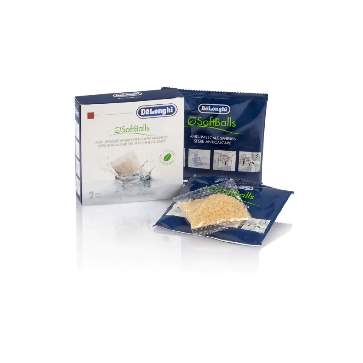 Granules anti calcaire KENWOOD DELONGHI DLSC551 Détartreur Cafetière Expresso - vue 3