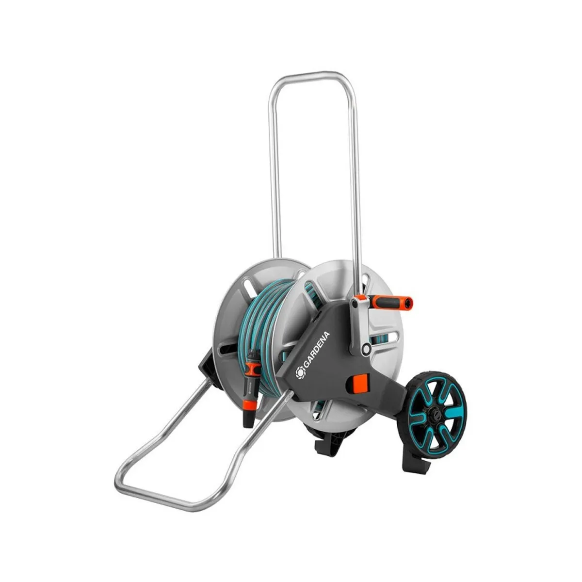 Chariot de tuyau Gardena CleverRoll M Easy Metal Set 15m
