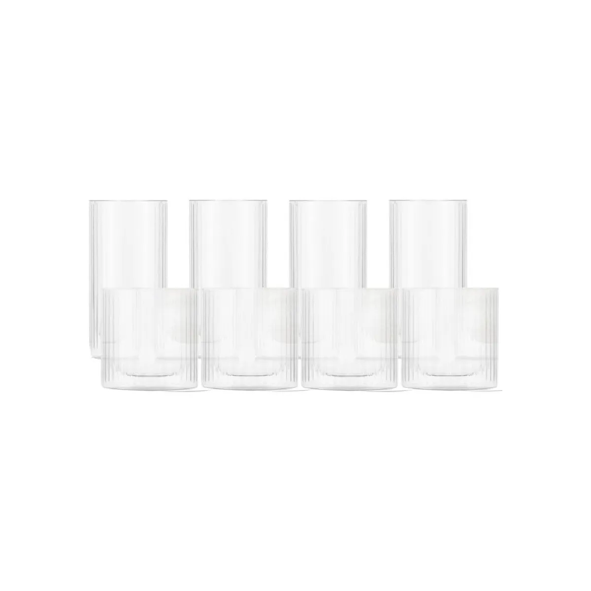 Bar set BODUM Douro 4 verres à whisky 0.3 + 4 verres Gin & Tonic 0.28 Double paroi - vue 2