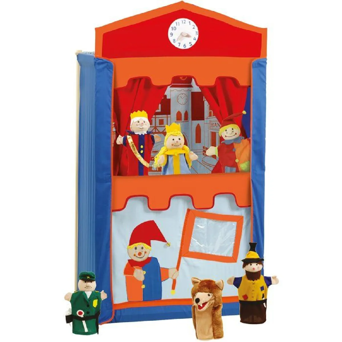 Roba Théâtre De Marionnettes En Bois