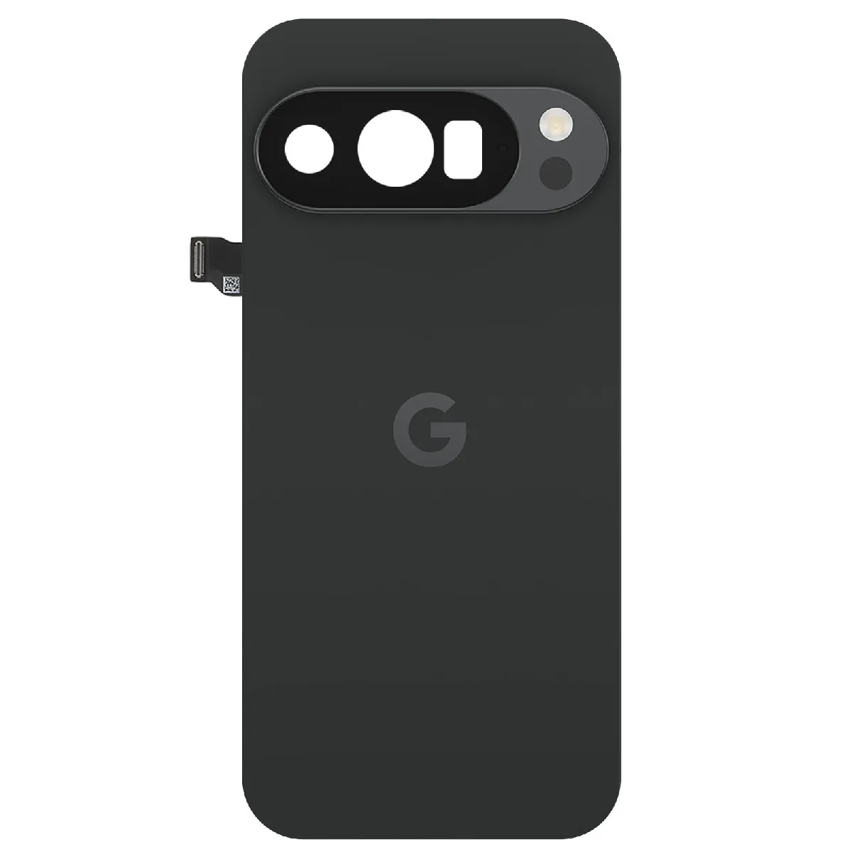 Google Noir Cache Batterie Original Pour Pixel 10 Pro Avec Adhésif Préinstallé