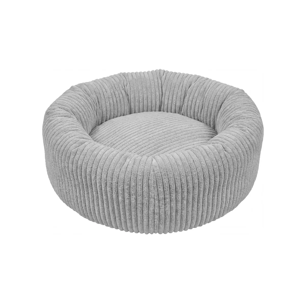 Panier chien/chat petit velours côtelé M - Gris clair