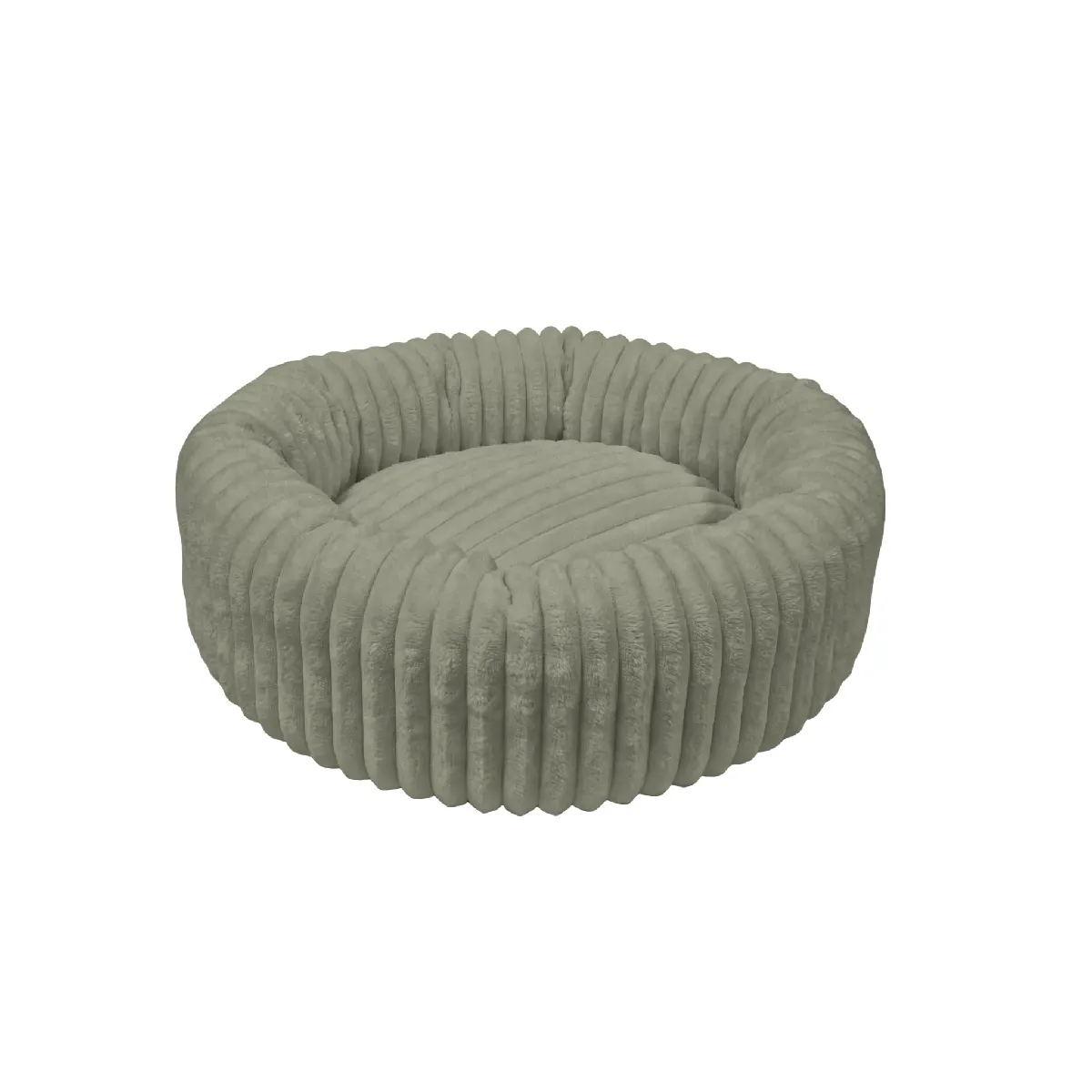 Panier chien/chat gros velours côtelé XL - Vert