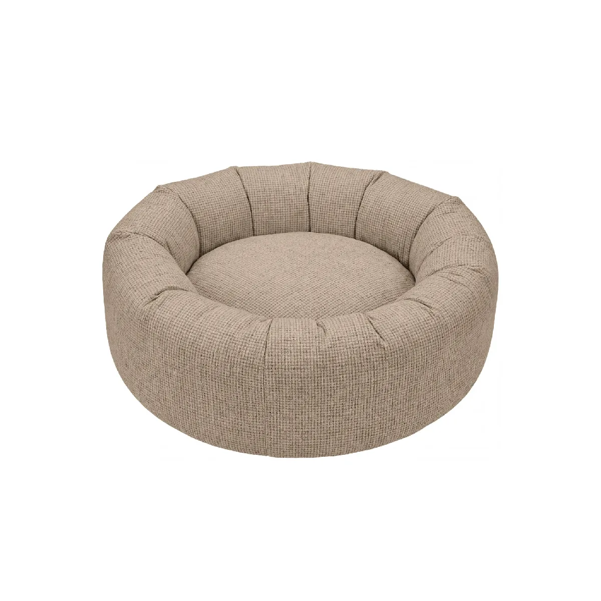 Panier chien/chat tissu chenille M - Café