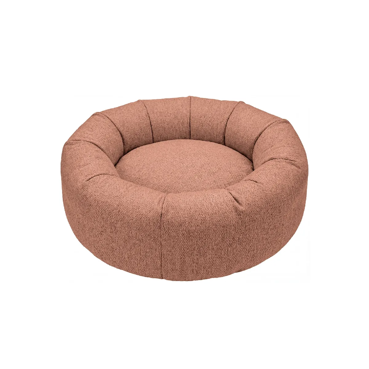 Panier chien/chat tissu chiné XL - Terracotta