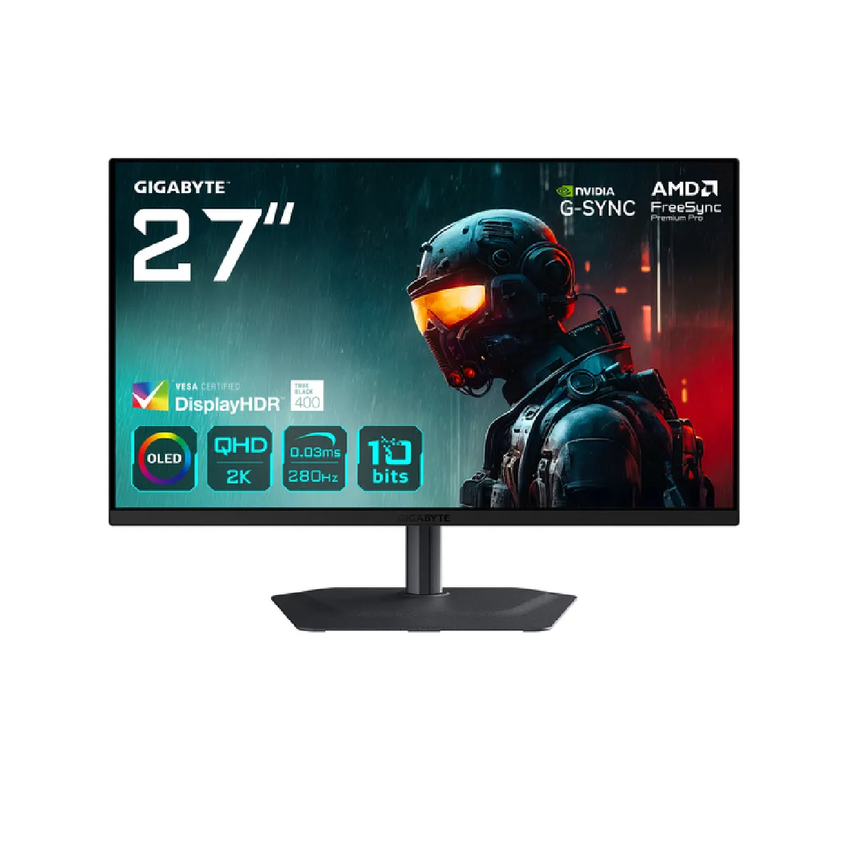 GIGABYTE  MO27Q2A - 27 pouces OLED QHD 280 Hz