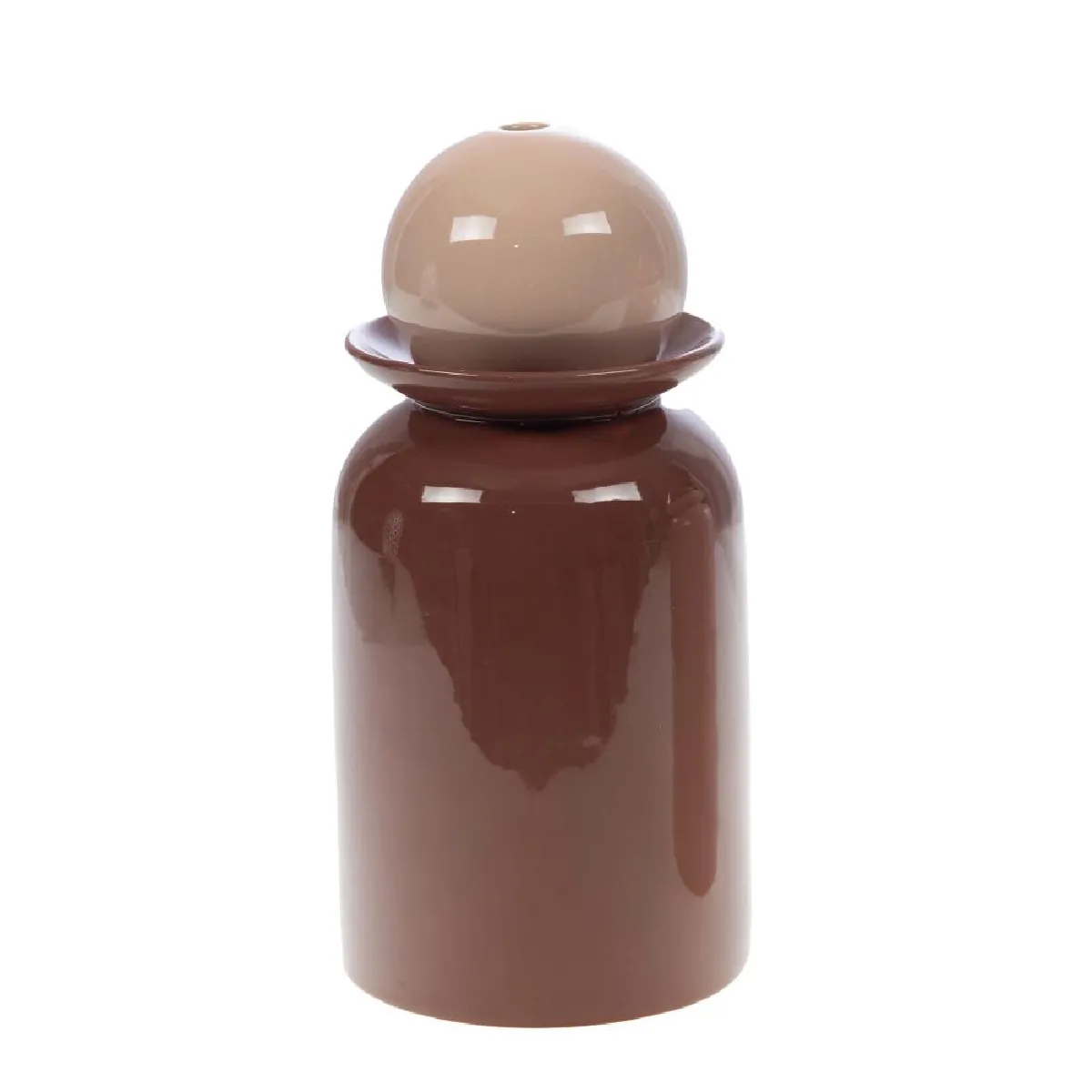 Non Communiqué Marron Vase Leane Rond - Amadeus - Céramique - Image 3