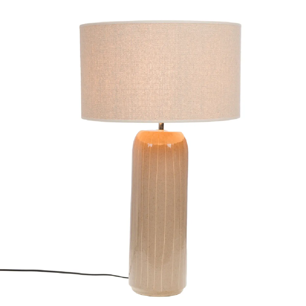 Amadeus Beige Lampe Chris En Céramique - Céramique - Image 3