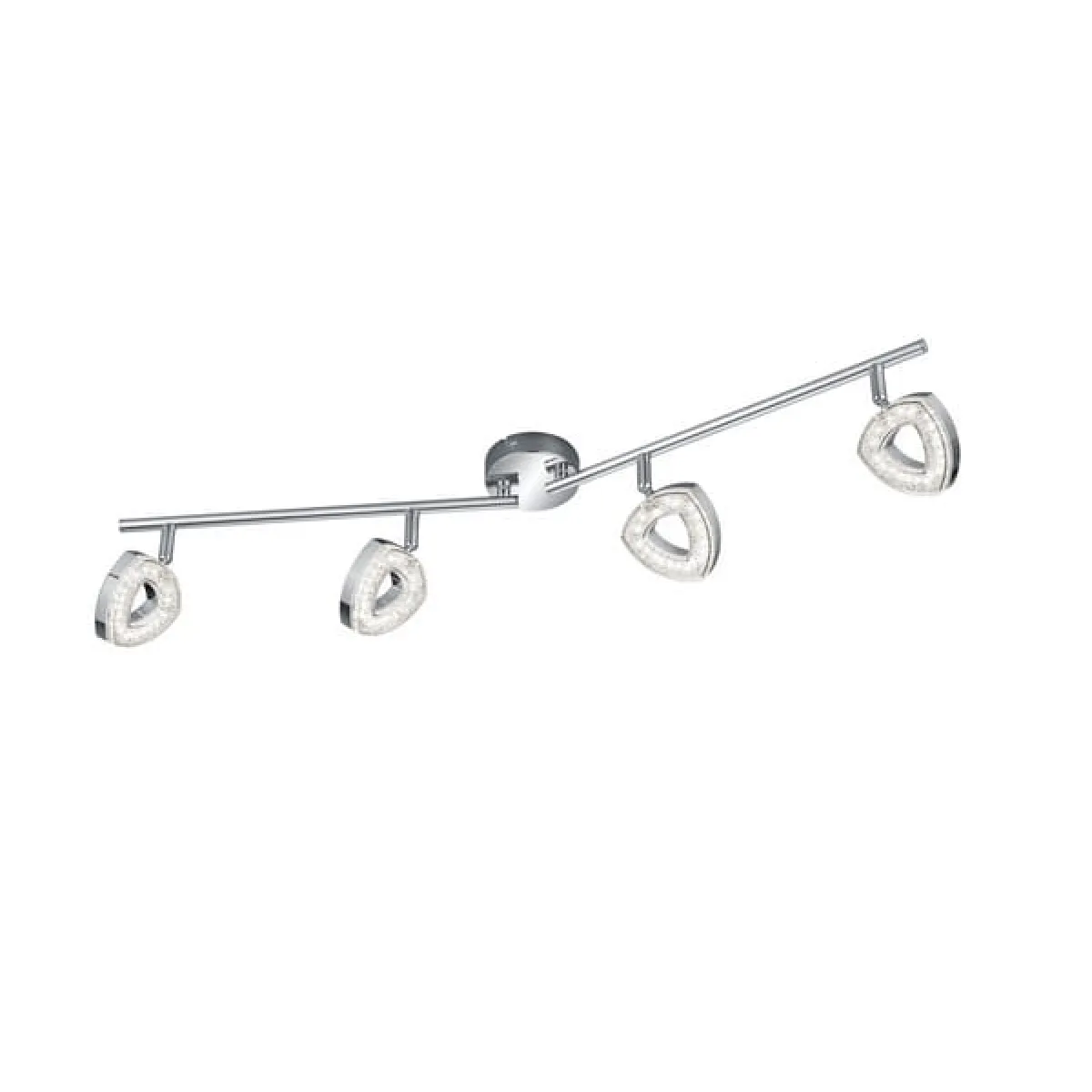 RL Spot tours 4 spot led chrome l80 cm trio eclairage