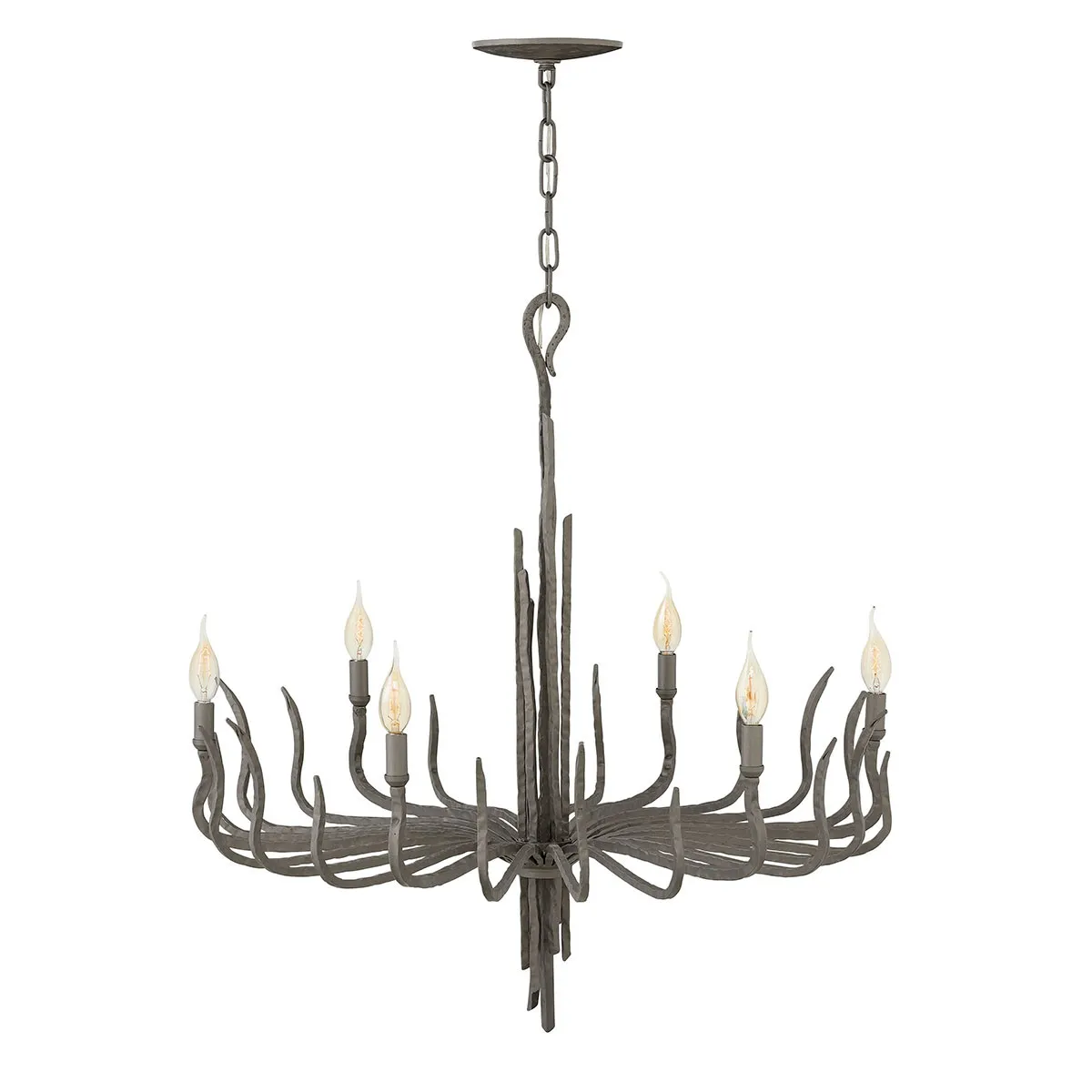 ELSTEAD LIGHTING Chandelier Spyre bronze mat hauteur 77,5 Cm