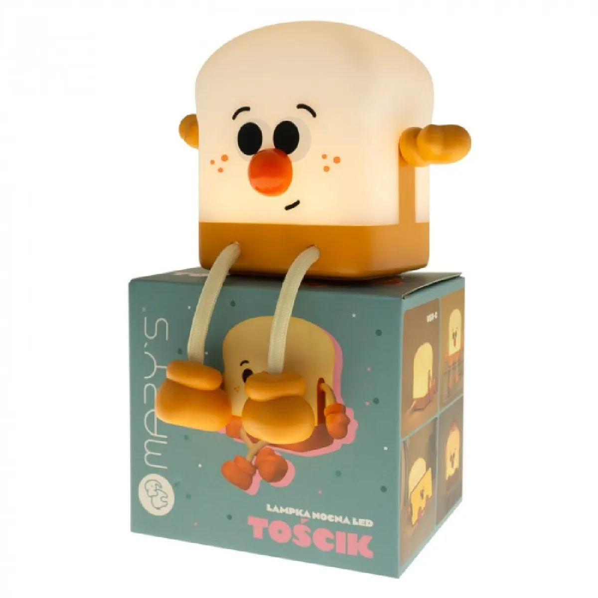 Mary's Blanc Veilleuse Led Toast Sans Fil