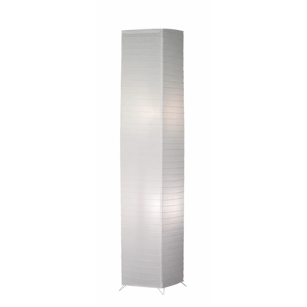 Rl Blanc Lampadaire Bamboo